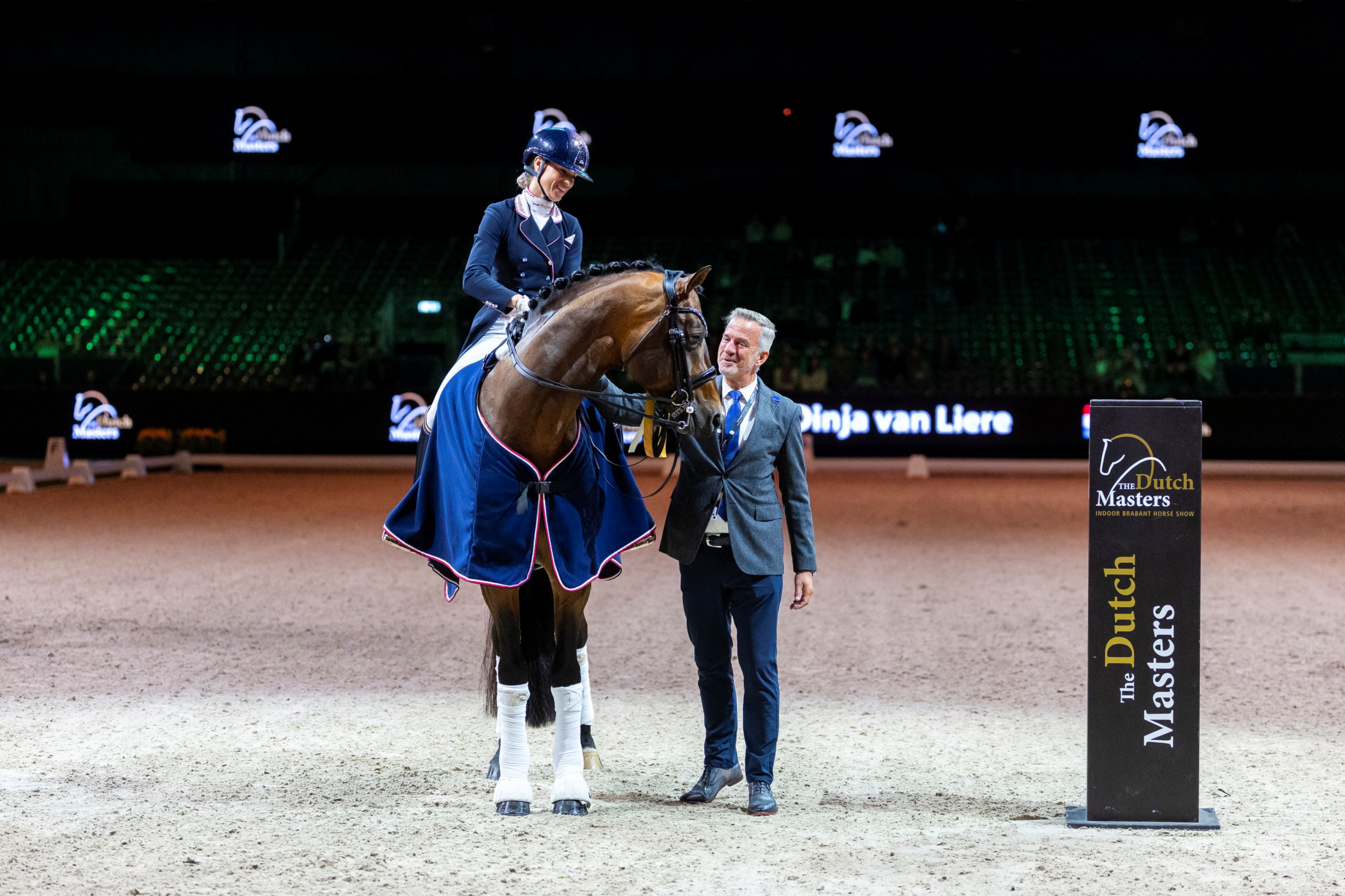 Dinja van Liere overtuigend naar winst in Prix St. Georges
