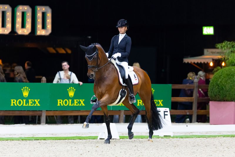 Promising young talent in the Z1 dressage freestyle to music